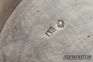Подстаканник в стиле модерн. Россия, мастер АП, 1899-1908 гг. Серебро 84 пробы.