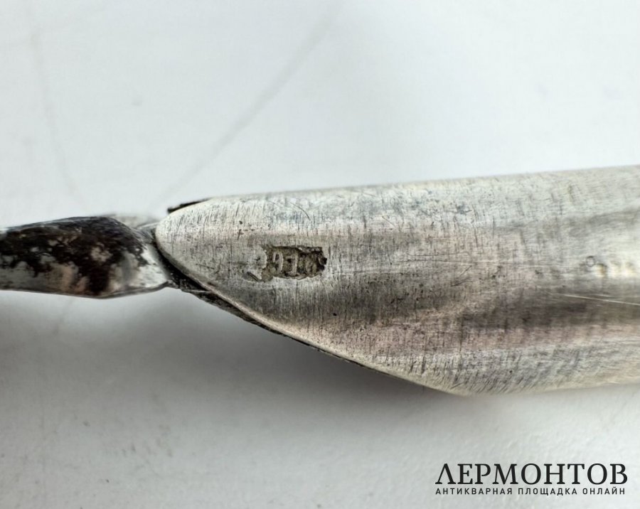 Перьевая ручка. Россия, фабрика ИЗО. Серебро 916 пробы, эмаль.