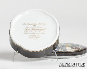 Шкатулка «Жар-птица». Фарфор, Heinrich, Villeroy & Boch, Германия, 1980-е годы