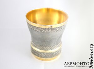 Стакан. Редкость. Серебро 950. Франция