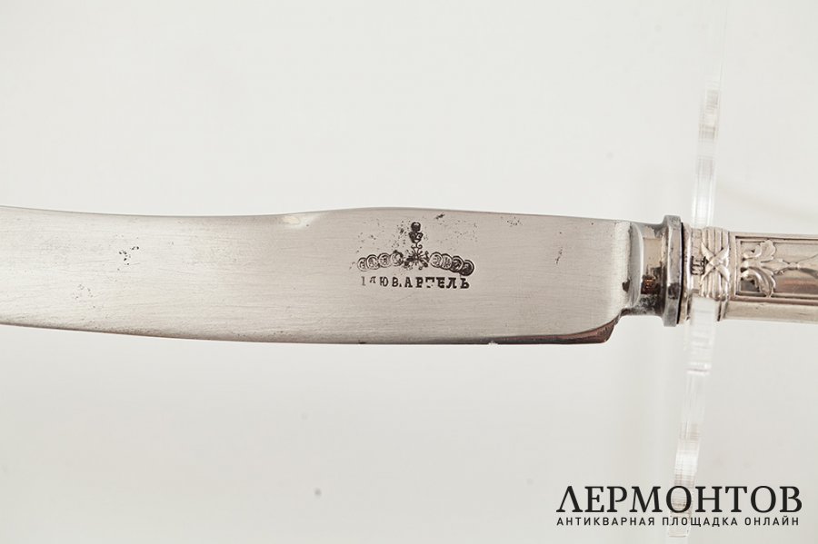Набор столовых ножей на 6 персон. Российская Империя, Н. Павлов, 1908-1917 гг. 84 пр.