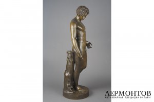 Скульптура Аполлон. Германия, автор H. Jacquet Fils, 2 пол. 19 в. Бронза.