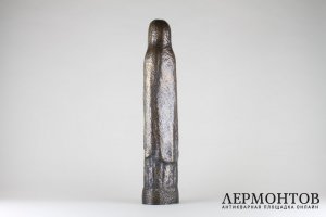 Скульптура Еврей с дочерью. Бронза. Америка, 1964 год.