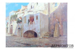 Картина. Неизвестный художник, Рыбаки в Неаполе. Конец XIX-начало XX вв.
