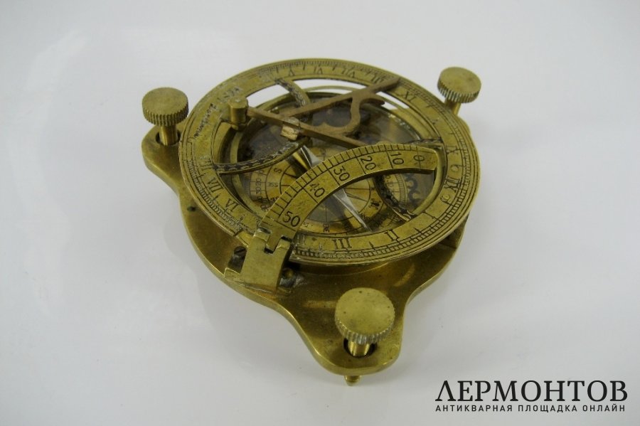 Морской компас. Бронза. Англия, XIX век.