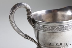 Молочник в классическом стиле. Карл Фаберже. Серебро 84 пробы. Россия.