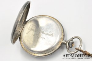 Часы карманные. Серебро, золото. Швейцария, механизм IWC, 1900-1910е гг.