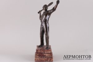 Скульптура Теннисист в стиле Ар Деко. Франция, Париж, 1920-1930-е гг. 