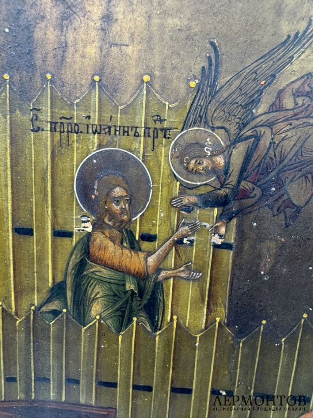 Икона «Усекновение главы Иоанна Предтечи». Дерево, левкас, темпера, Россия, 19 век