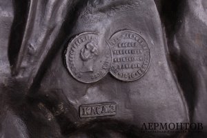 Подчасник «Геркулес, разламывающий пещеру ветров». Каслинский завод, 1880-е