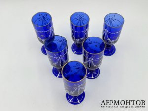 Ликерный набор на 6 персон. Зап. Европа, кон. 19 - перв. треть 20 века.