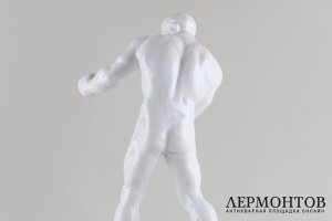 Статуэтка Боксер. Фарфор.  Фабрика Herend, Венгрия, 1950-е годы.