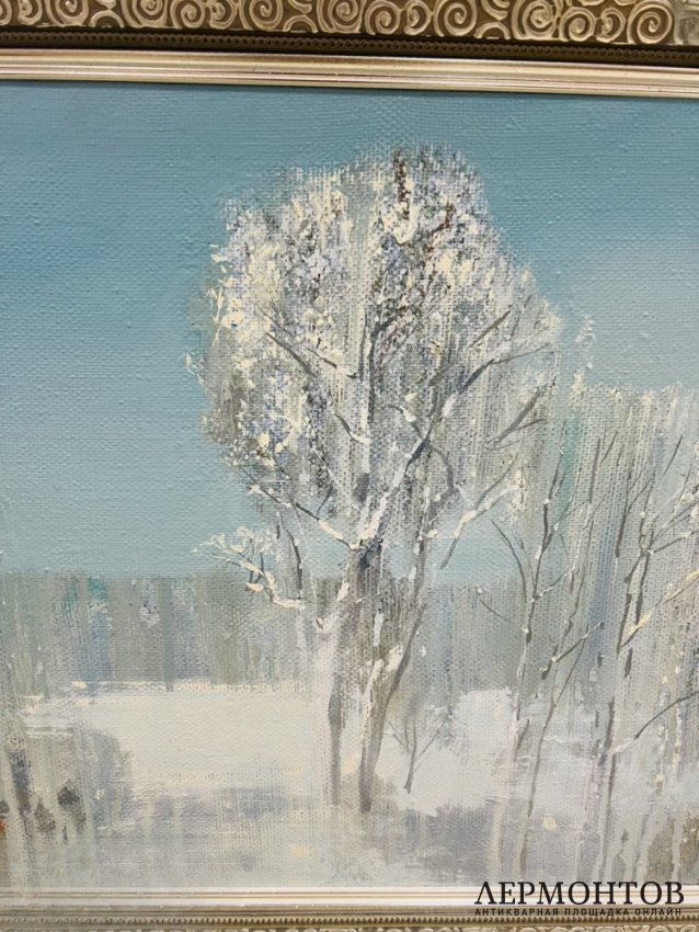 Картина «Февраль». Холст, масло, С. А. Радюк, Россия, 2000 год