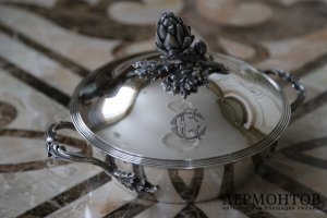 Супница P. Queille. Серебро 950. Франция