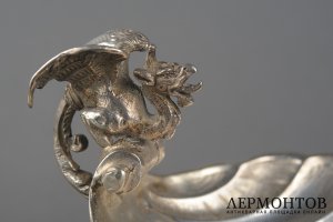 Парные икорницы. Австро - Венгрия. Кон. 19- нач. 20 вв. Серебро 800 пробы.