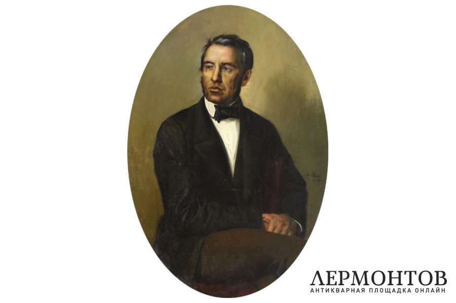 Картина. Портрет М.И. Глинки. Яковлев Василий Николаевич. Холст, масло. 1940-е гг.