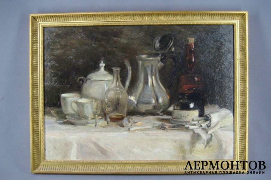 Картина. Натюрморт. Холст, масло. Европа, начало ХХ века. 