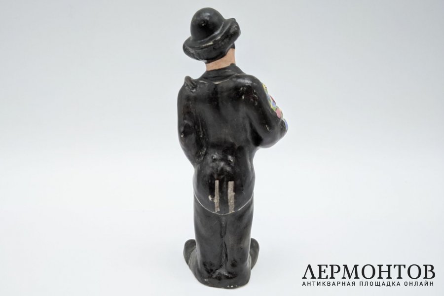 Статуэтка Чарли Чаплин. Фарфор, роспись. Европа, 1920-1940е