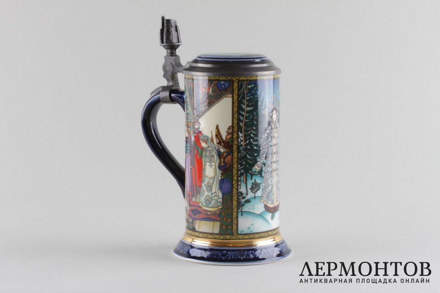 пивная кружка из серии Русские сказки. Германия, фирма Villeroy Boch, 1970 - е гг.