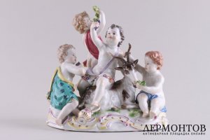 Статуэтка Аллегория. Осень. Фарфор, роспись. Мейсен. Нач. XX века