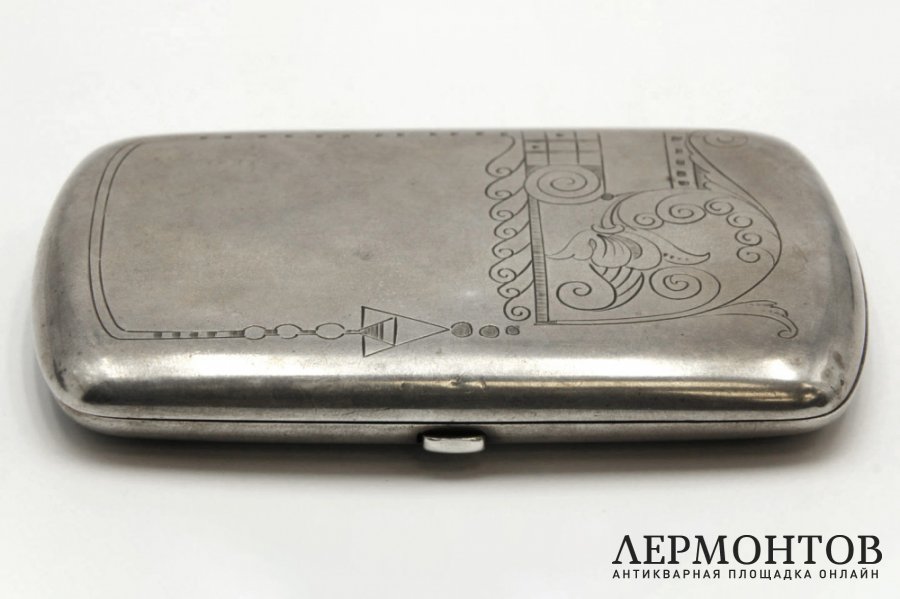 Портсигар. Серебро 84 пр. Россия, Хлебников И.П., 1908-1917 гг.