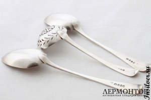 Десертный сервировочный набор. Серебро 925. Англия