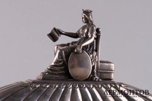Шкатулка для украшений. Серебро 925 пробы. Англия, 1936 год.