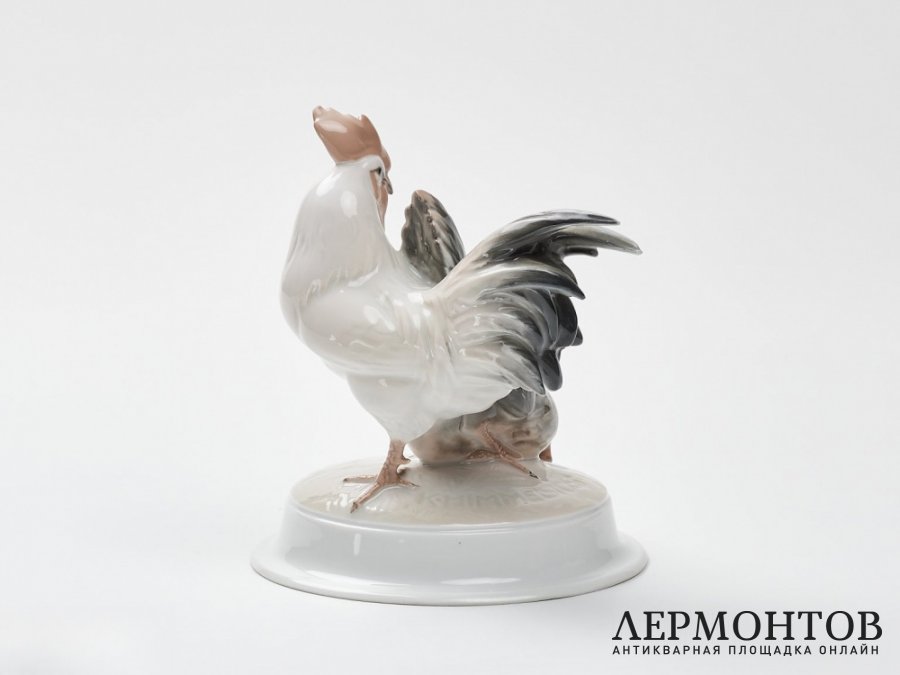 Статуэтка «Петух и курица». Фарфор, Rosenthal, Германия