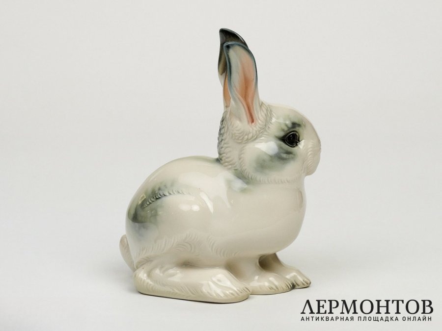Статуэтка «Кролик». Фарфор, Eschenbach, Германия, 1947–1953 годы