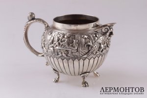 Чайный сервиз. Серебро 833 пробы. Конец XIX - начало XX вв. Схонховен. Голландия