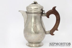 Кофейник, кувшин. Серебро. Россия, 1778 год.