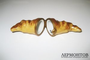 Таблетница. Фарфор, ручная роспись, бронза. Франция, Лимож, XIX век.