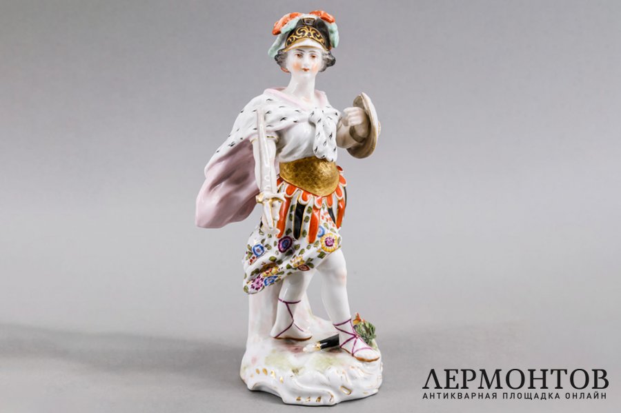 Статуэтка Афина. Фарфор, роспись. Германия, Зитцендорф, 1884-1902.
