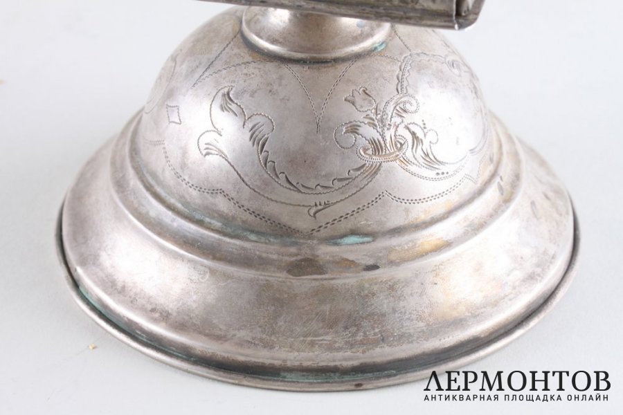 Подсвечник для авдалы. Серебро 800 пробы. Австрия,1867-1922 гг.