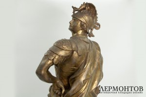 Скульптура Римский Легионер. Германия, авт. мод. Arthur Waagen, 1 пол. 20 в.  Шпиатр.