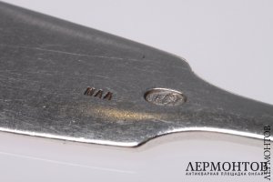 Пара столовых ложек. Серебро 84. Российская империя