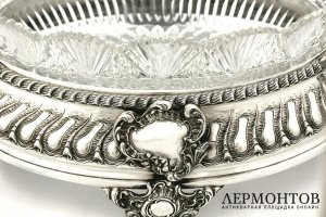 Ваза для фруктов. Серебро 800. Германия