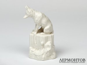 Статуэтка «Лиса». Фарфор, Nymphenburg, Германия, 1976–1996 годы
