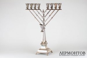 Ханукия. Hazorfim, Серебро 925 пробы. Израиль, вторая половина 20 века.