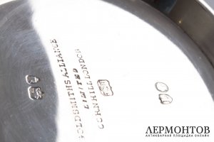 Сахарница JSH. Серебро 925. Англия