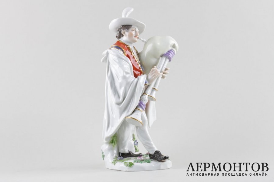 Фигура Музыкант с волынкой. Германия, MEISSEN, 1934 - 1941 гг.