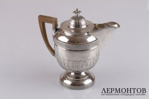 Большой кувшин для воды и вина. MсMullin, серебро 900 пробы. США