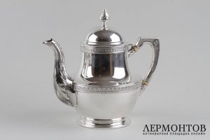 Чайный и кофейный сервиз. L. Espunes. Серебро 916 пробы. Испания, нач. XX в.