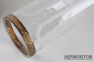Вазы цветочные парные. Серебро 950 пробы, стекло. Франция, конец 19 в.