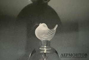 Колокольчик с птенцом. Хрусталь, Lalique, Франция, 2000-е годы