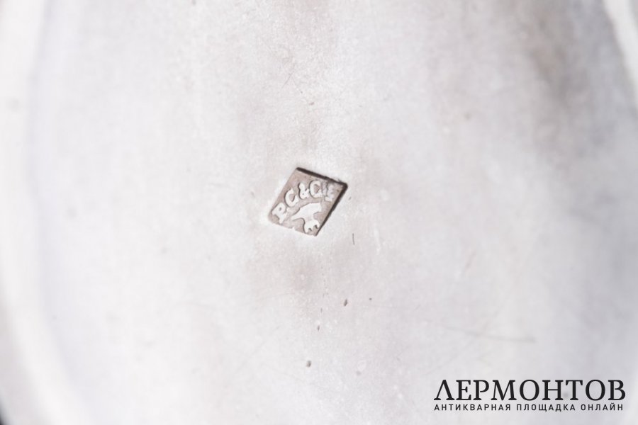Кофейная пара в стиле ампир. P. Canaux. Серебро 950 пробы. Франция