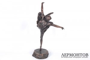 Скульптура балерина Уланова. Россия, Янсон-Манизер, Монументскульптура 1961 г. Бронза