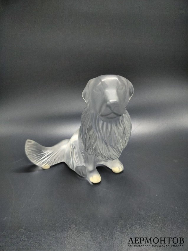 Статуэтка «Ретривер». Хрусталь, Lalique, Франция