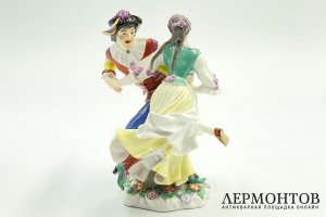 Статуэтка Танец. Германия, Meissen, первая треть 20 века. Фарфор, роспись.
