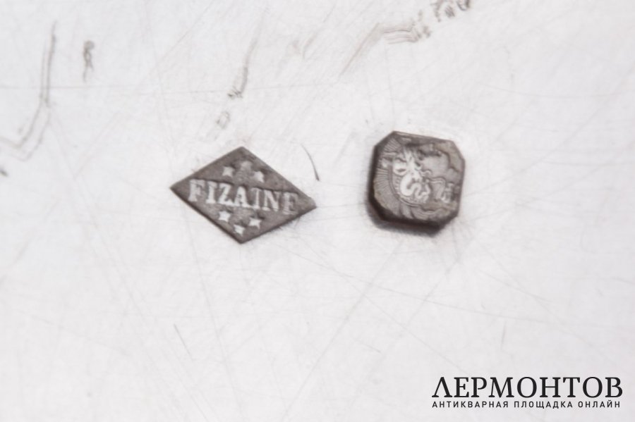 Чайник в неоклассическом стиле Fizaine. Серебро 950 пробы. Франция, XIX век.